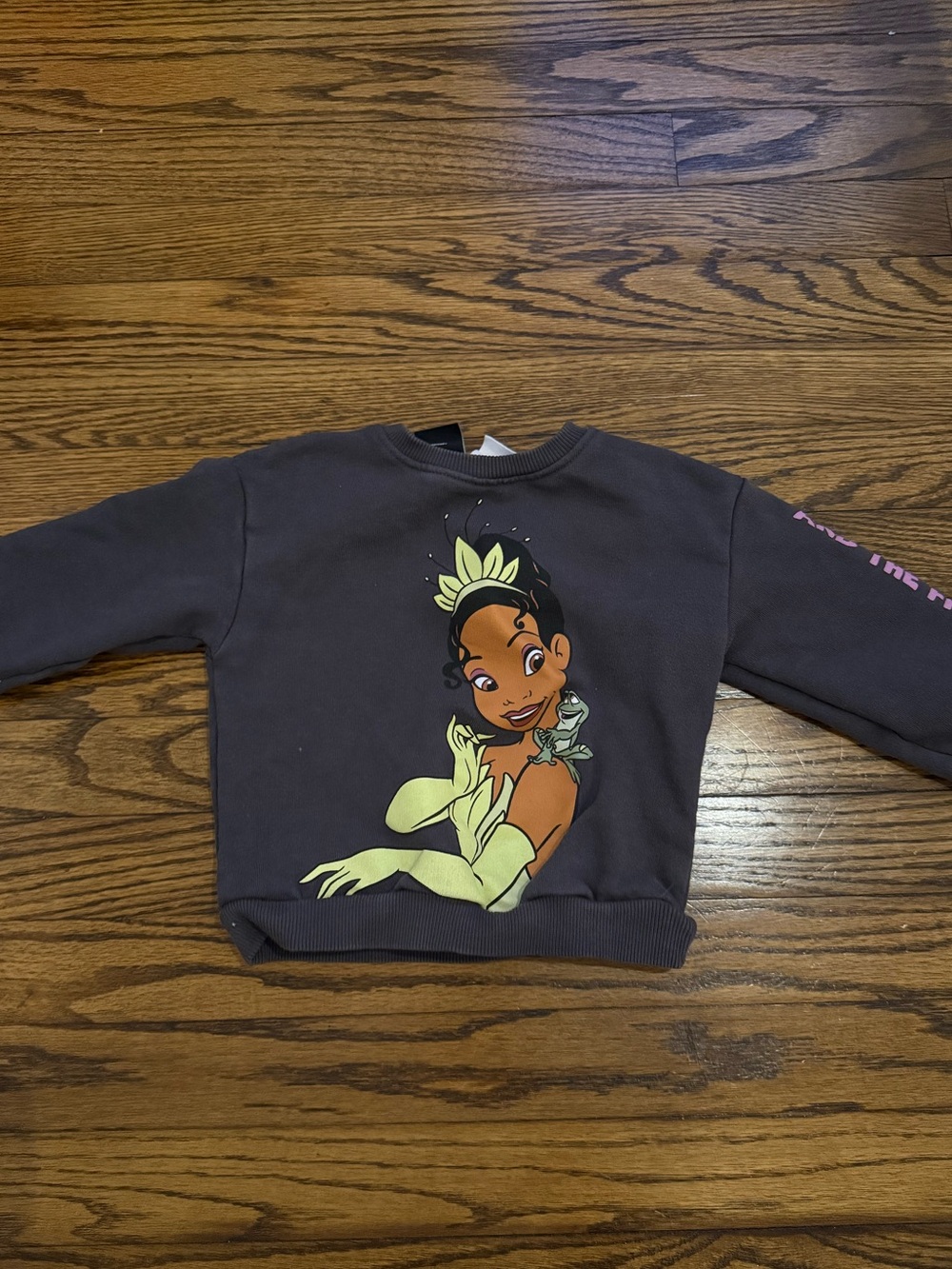 Kids/Girls princess tiana sweatshirt
